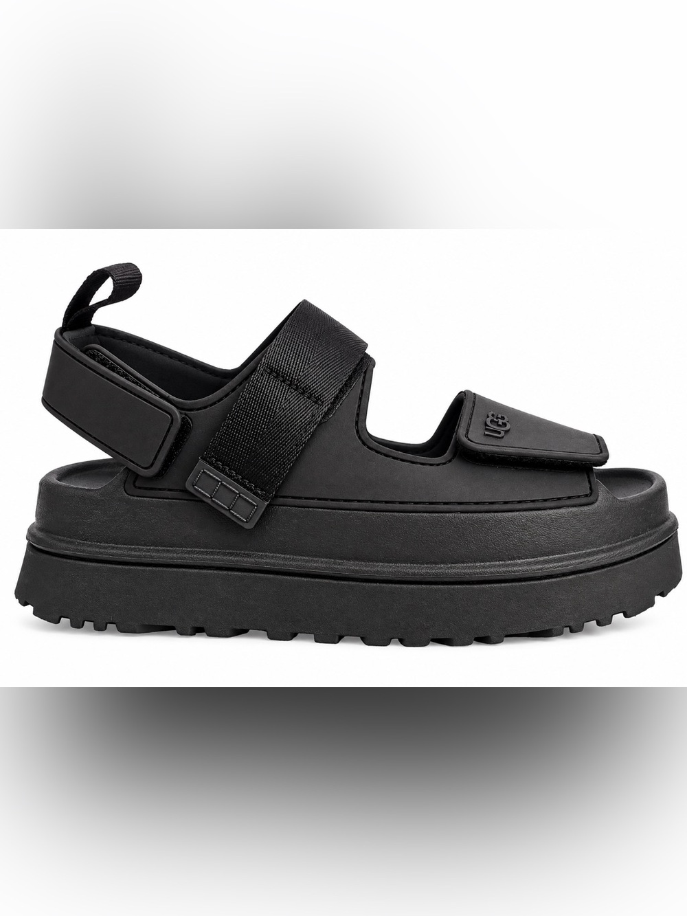 UGG GoldenGlow Sandal in Black - sz 9